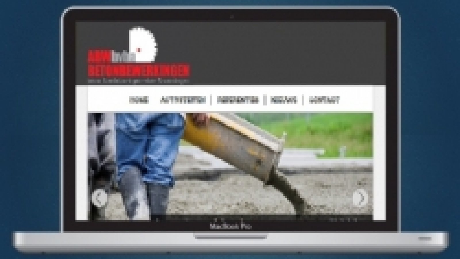 Nieuwe Website Online - Artikel - A.B.W. Betonbewerkingen